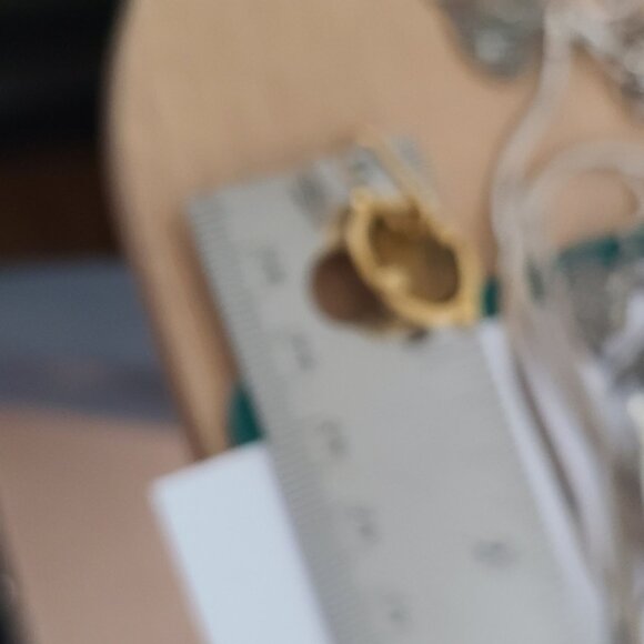 Vintage Boho Egypt Gold Plated Carved Scarab Tiger's Eye Cabochon Drop Earrings - Picture 8 of 8